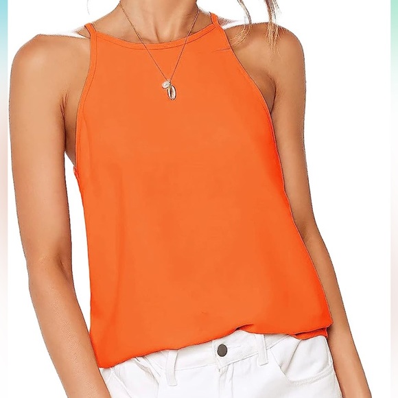 NWT! Orange LouKeith Tank Top - Picture 7 of 8